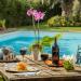 午餐和晚餐，在游泳池 BW 公园酒店罗马北-菲亚诺罗马诺